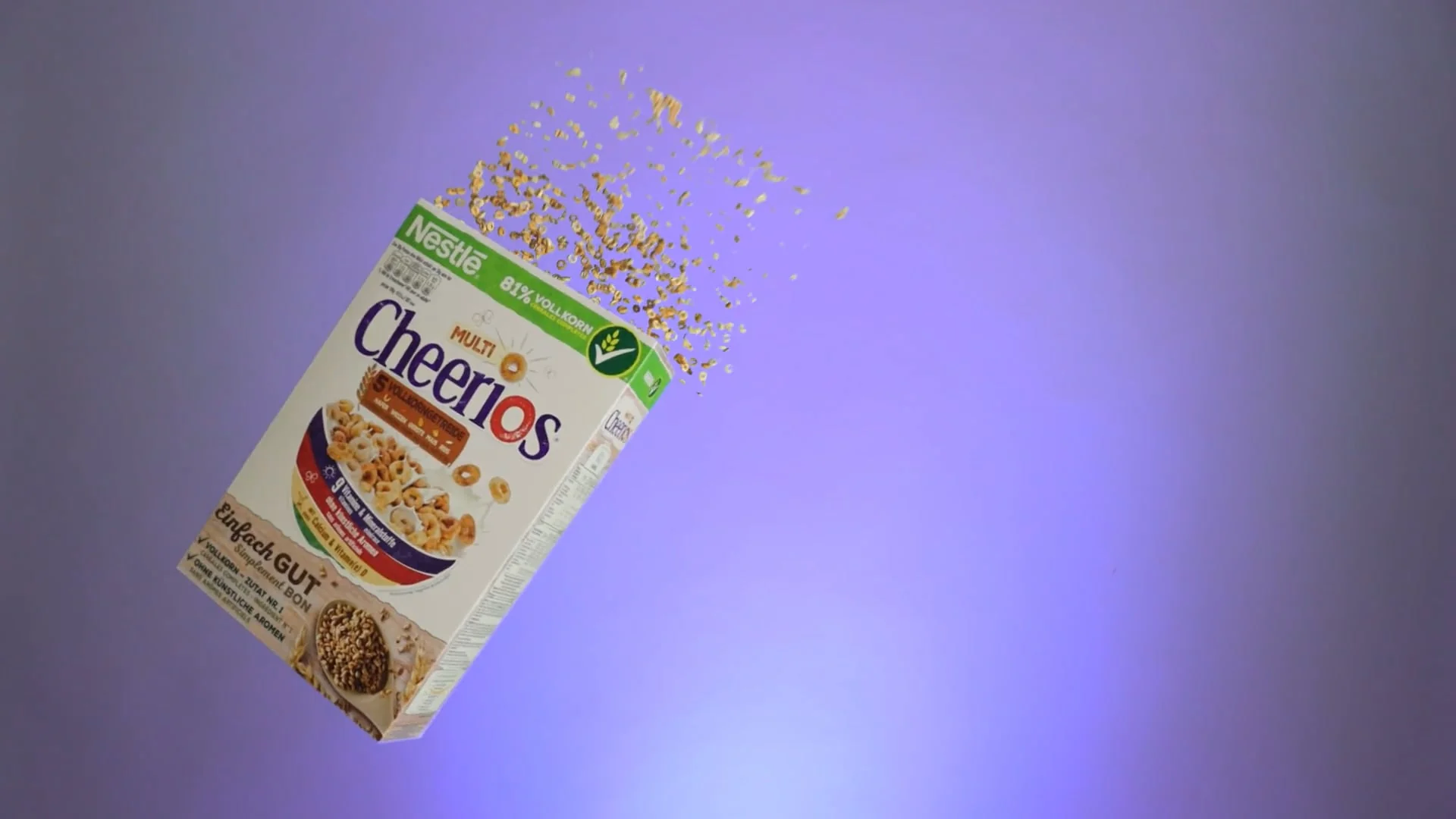 Cheerios Werbespot: Stop-Motion-Aufnahme der Zutaten hinter den Kulissen