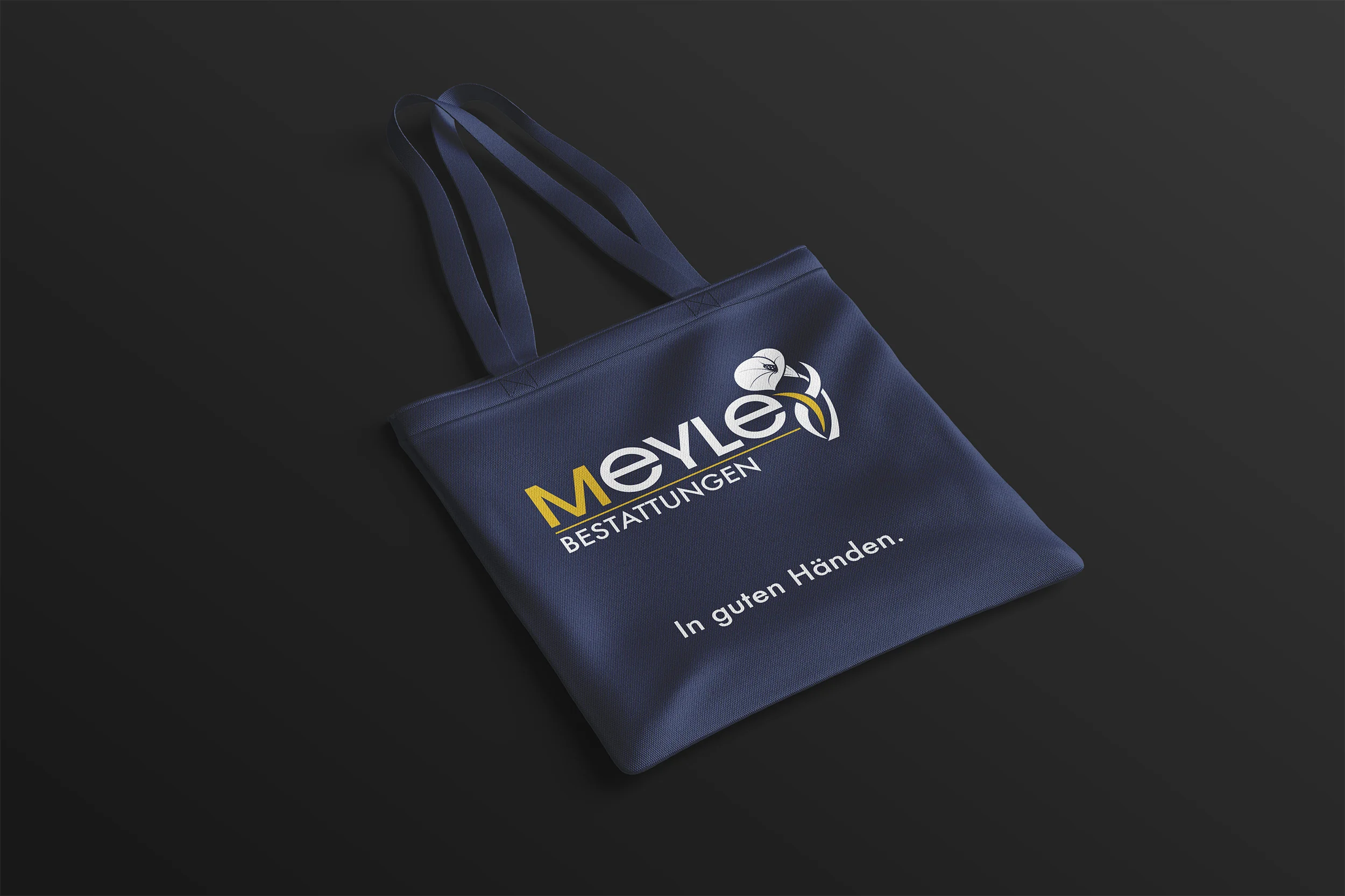 Meyle Bestattungen Corporate Design: Tasche mit neuem Logo