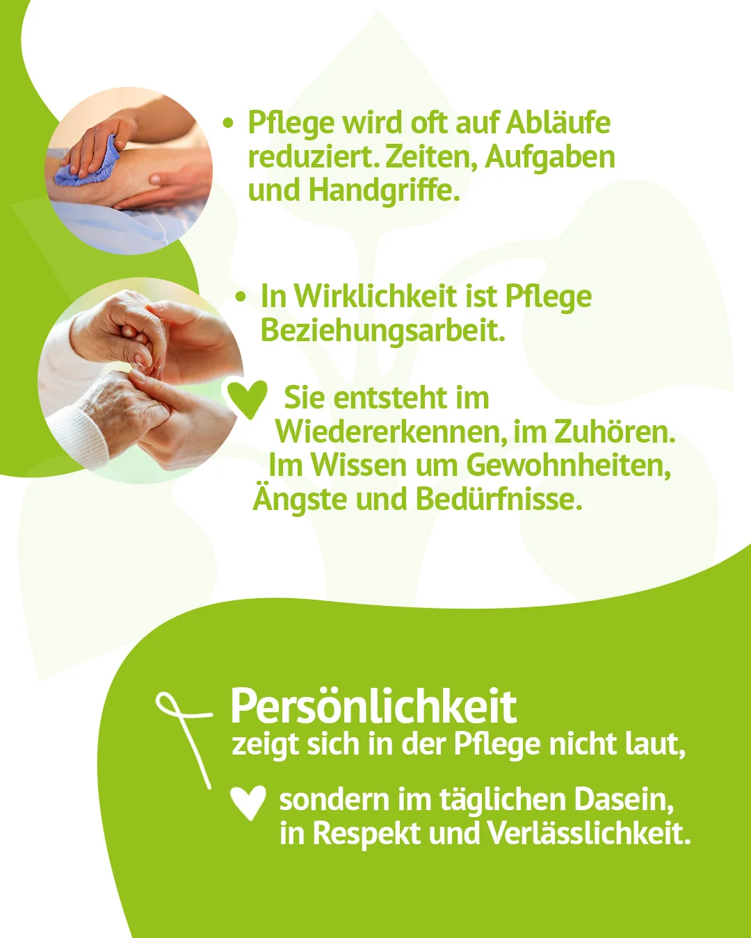 Social-Media-Beitrag für die Sozialstation Vaihingen an der Enz – Beispiel 2