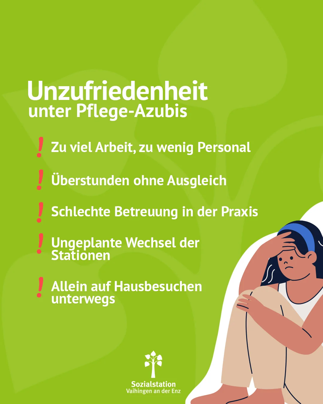 Social-Media-Beitrag für die Sozialstation Vaihingen an der Enz – Beispiel 4