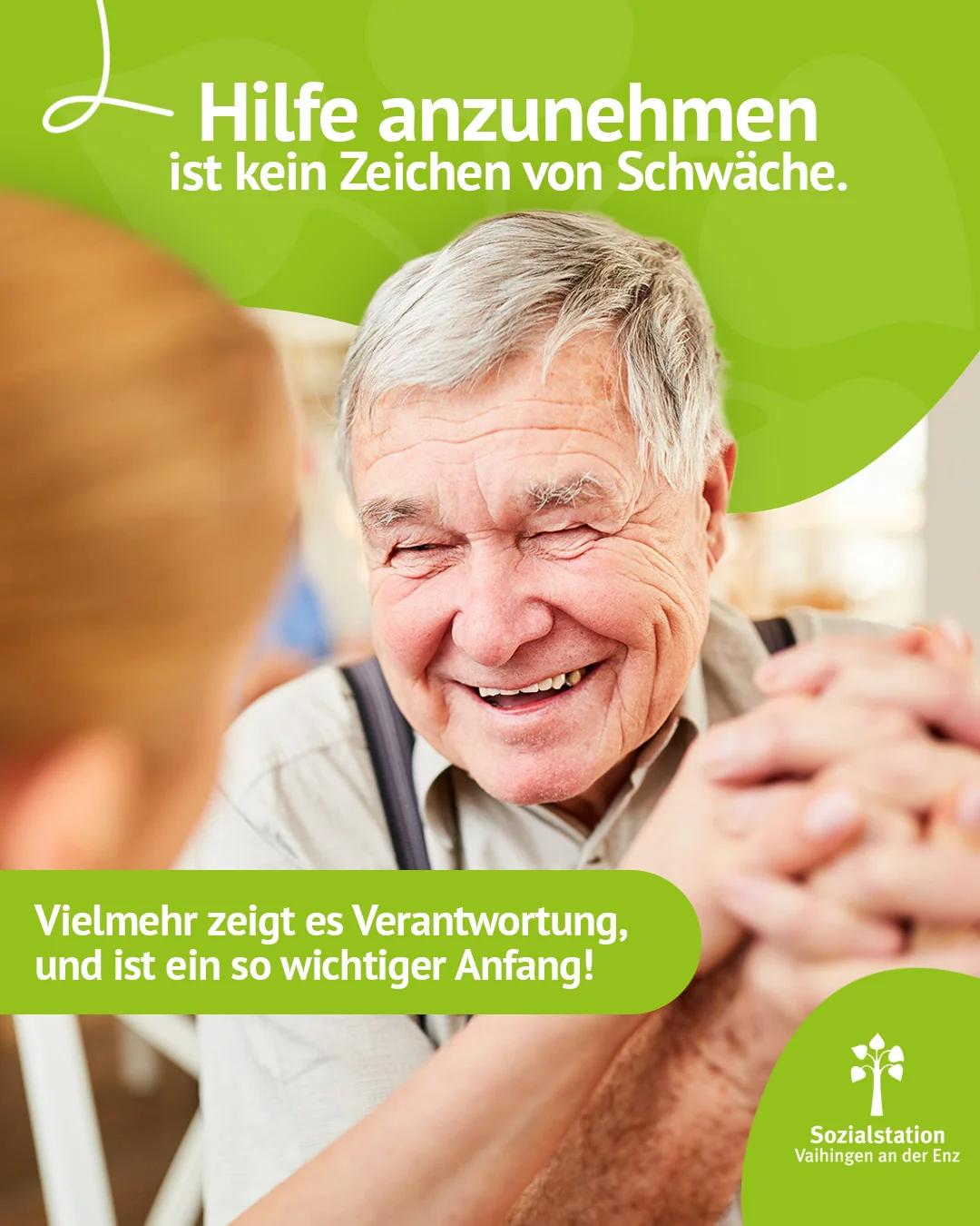 Social-Media-Beitrag für die Sozialstation Vaihingen an der Enz – Beispiel 6
