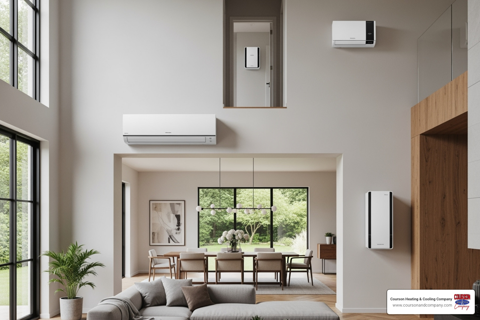 Multi-zone setup in a home - ductless heat pump install lutz fl Multi-zone setup in a home - ductless heat pump install lutz fl