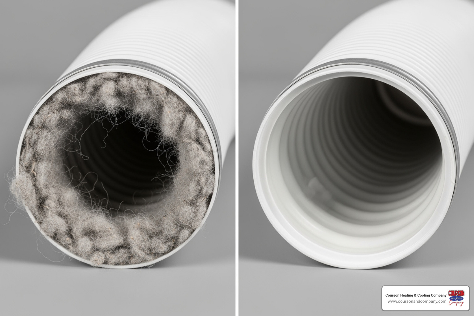 clogged dryer vent vs clean air duct - duct cleaning brandon fl