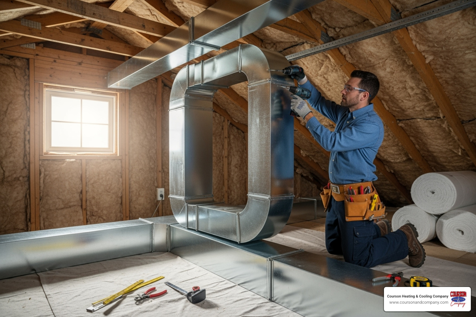 brand new, shiny duct system being installed - air duct restoration valrico fl brand new, shiny duct system being installed - air duct restoration valrico fl