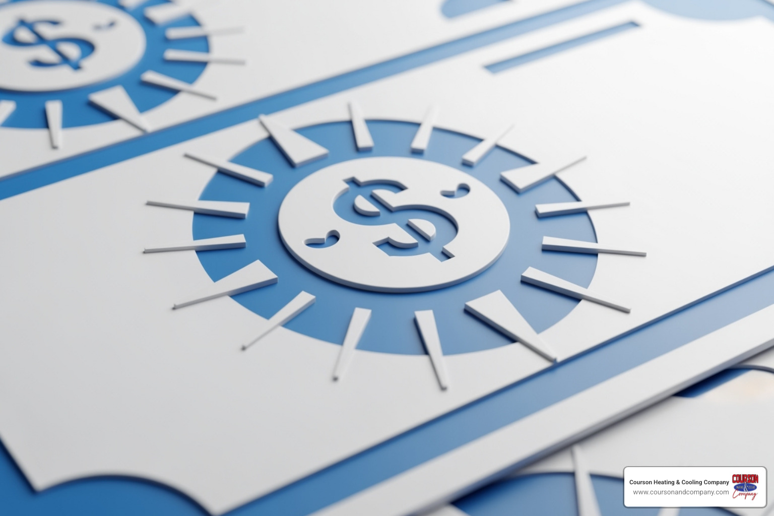 energy bill with a smiling sun and dollar sign - heat pump contractor valrico fl