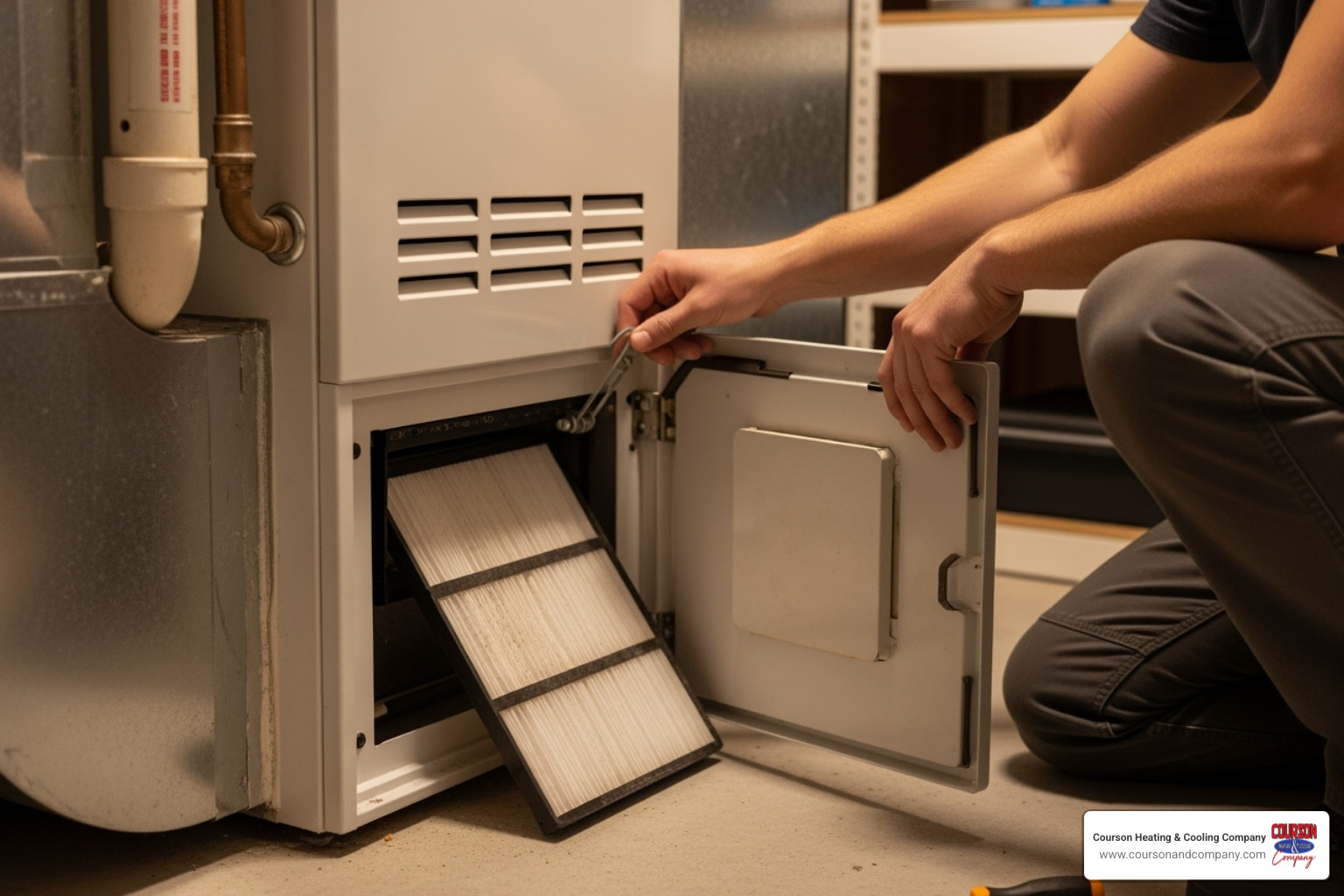 homeowner checking their air filter - heat pump diagnostics riverview fl