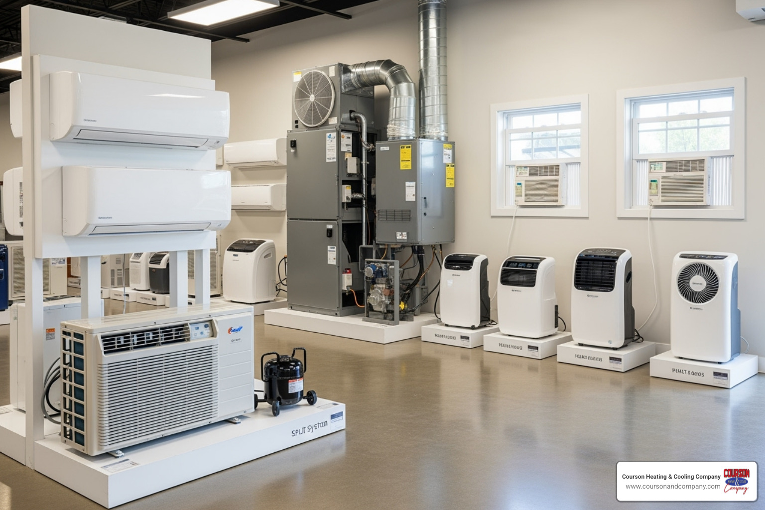 different types of AC units - ac system replacement tampa bay fl