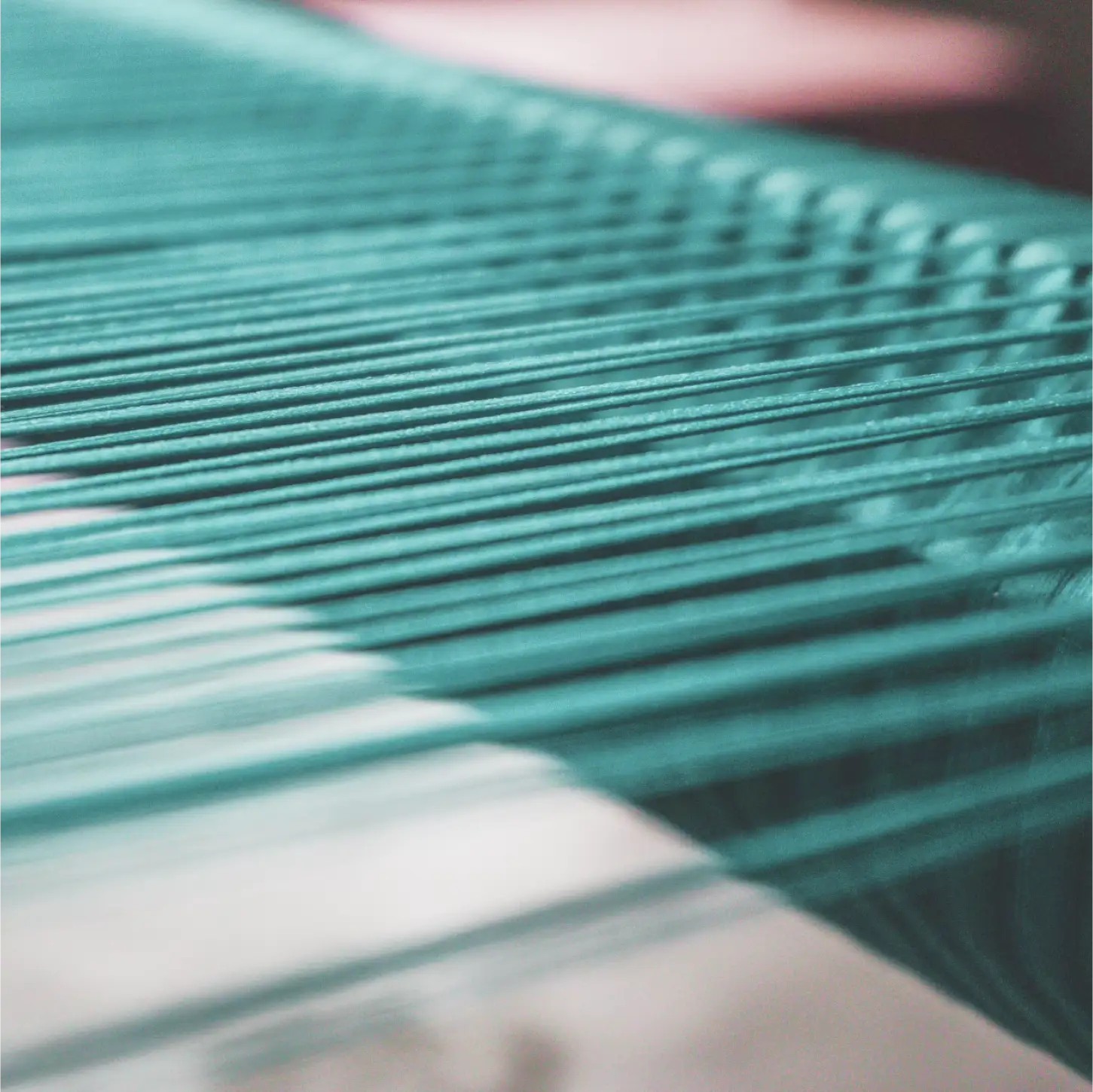 a close up of a loom
