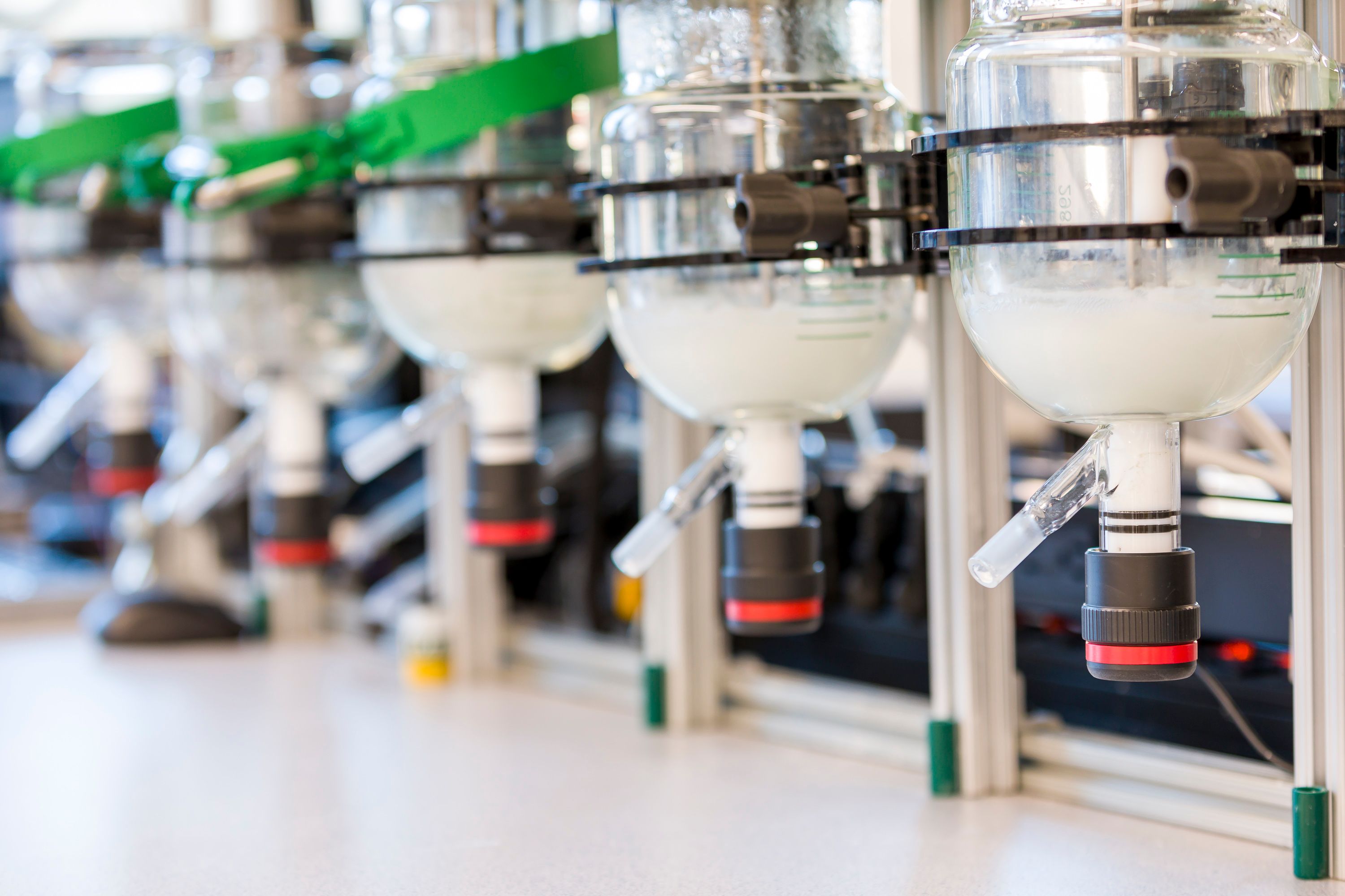 PEI conducts tests with various plastic waste material and PEI's engineered enzymes.JPG