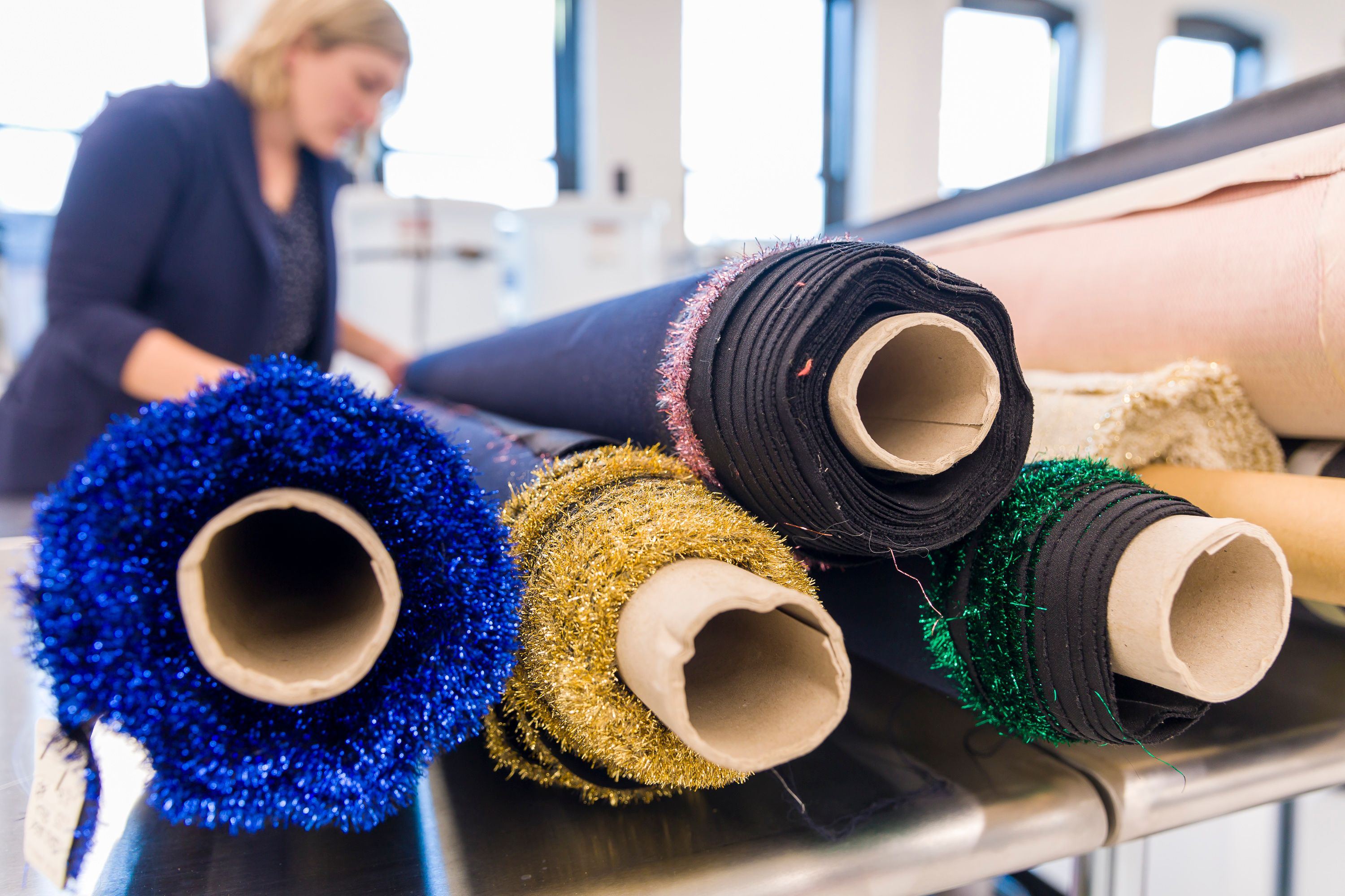 A variety of Stella McCartney polyesters and nylons were delivered to PEI's HQ (1).JPG