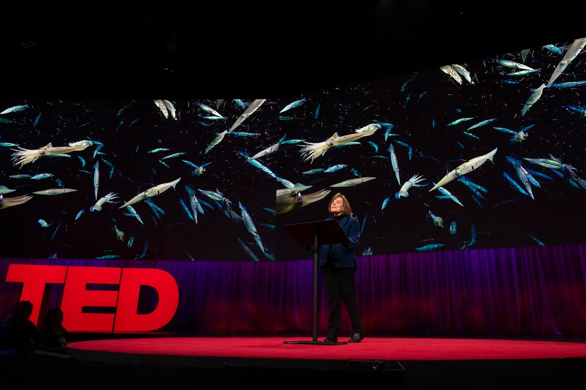 Sylvia A. Earle speaking at TED2026