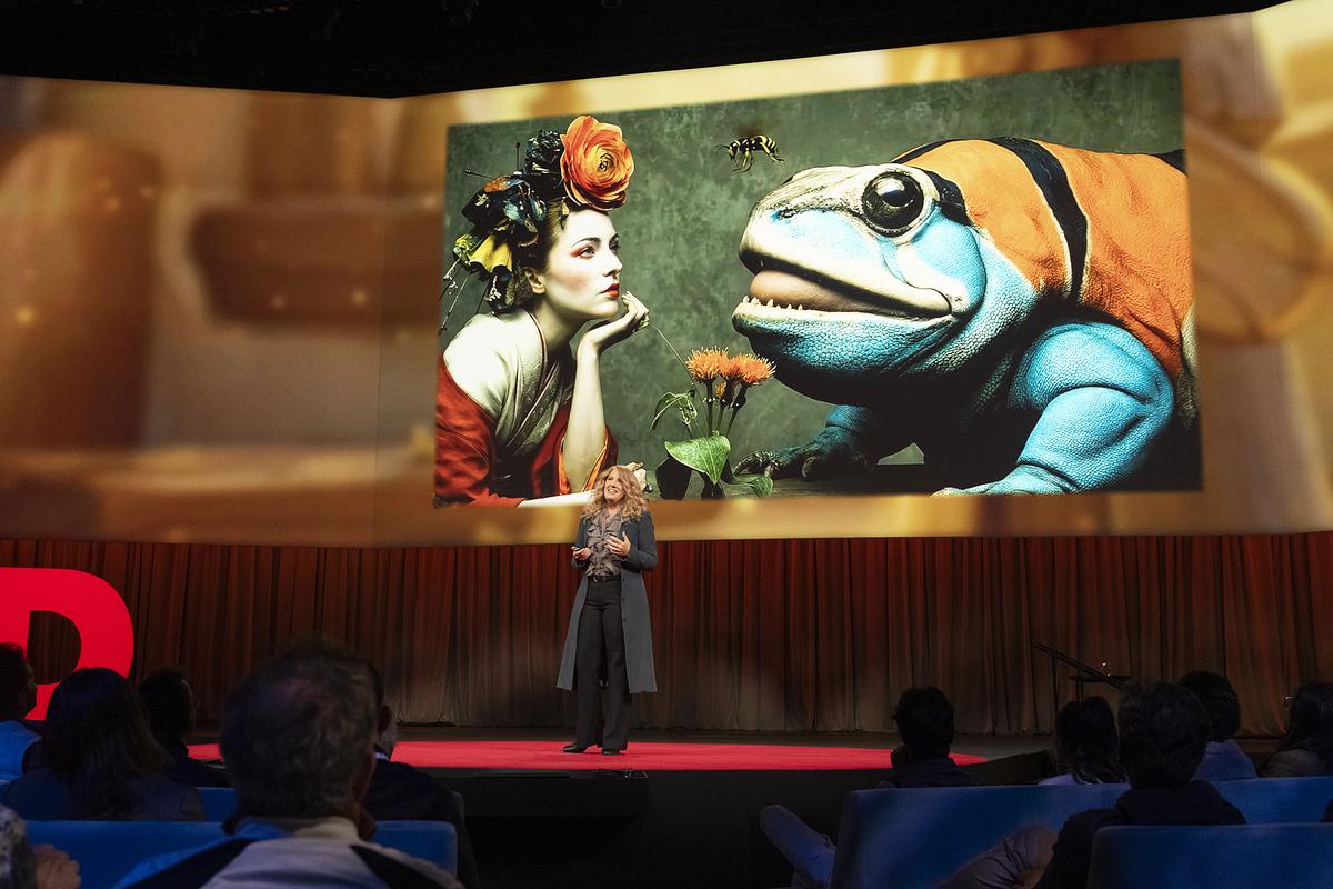 Kelly A. Boesch speaks at TED