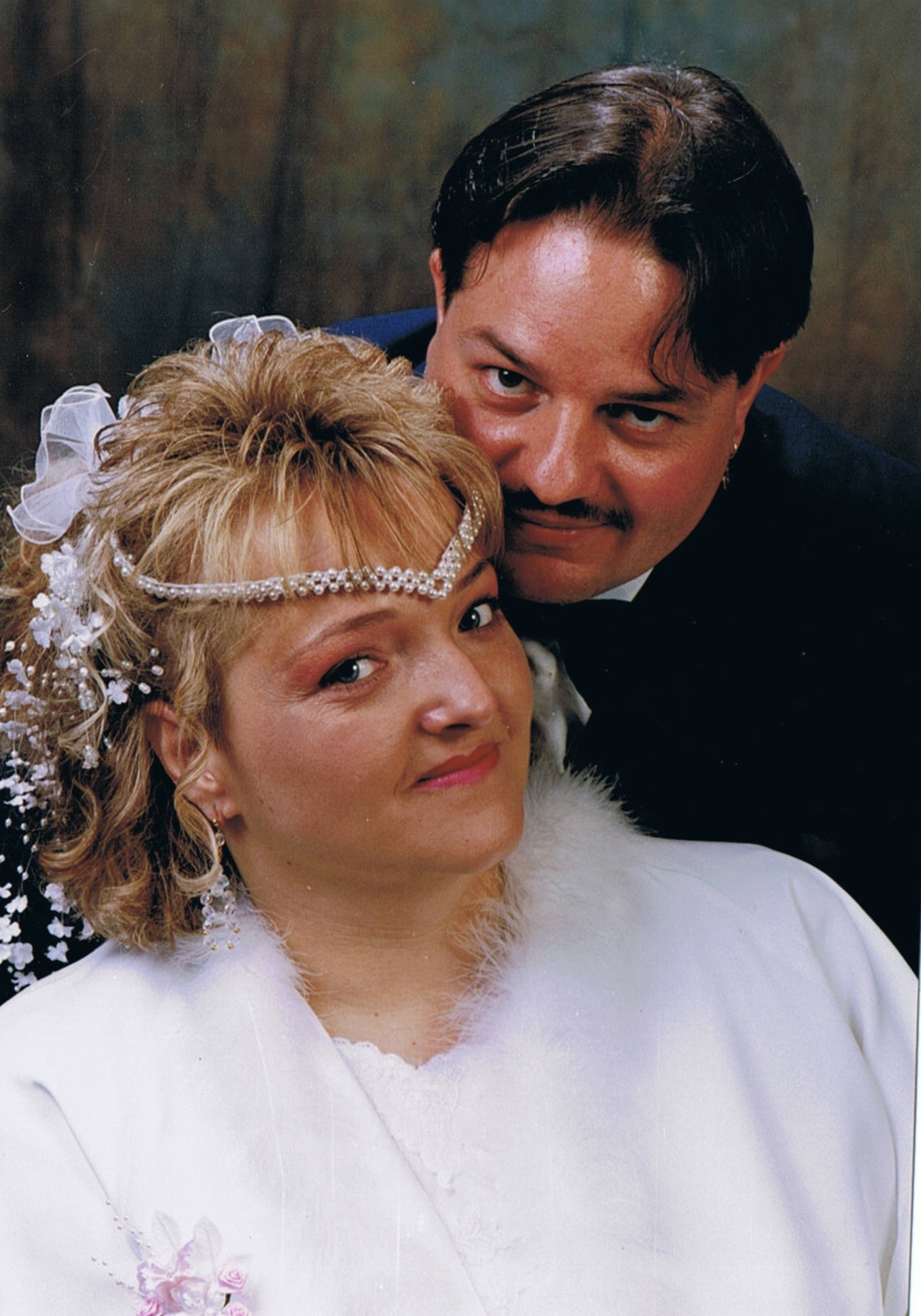 Brautpaar am Tag ihrer Hochzeit