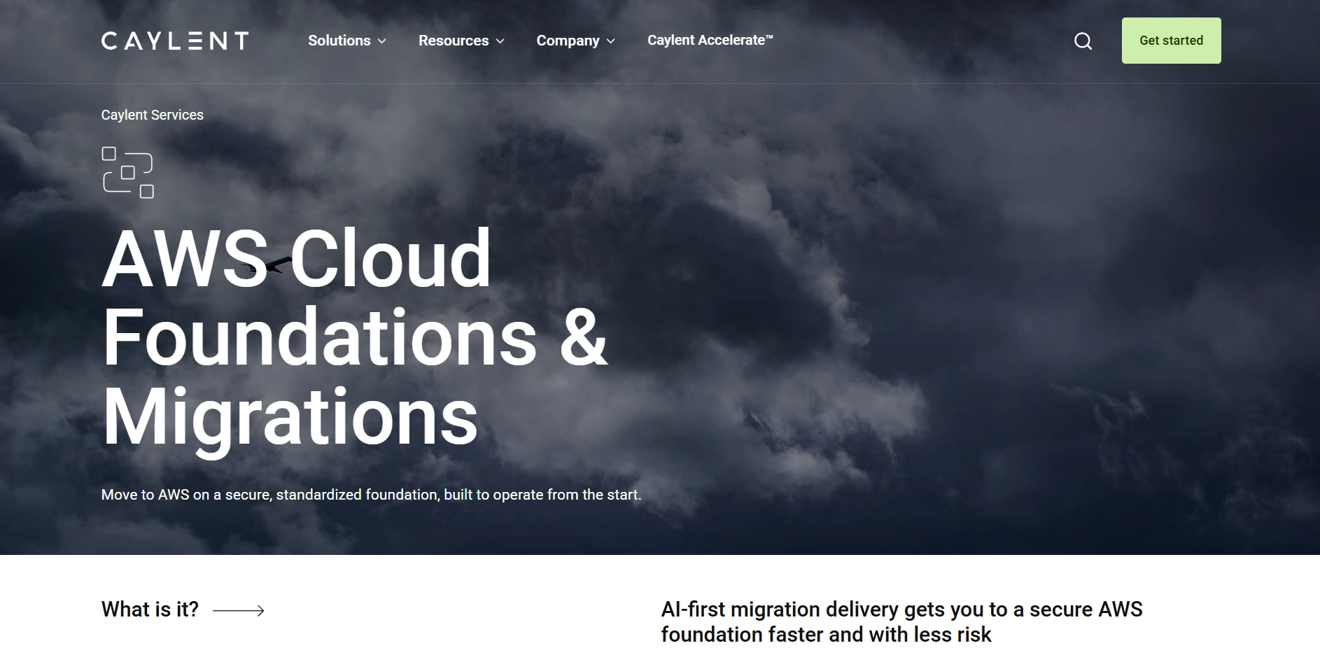 Caylent: AWS-native migration and modernization