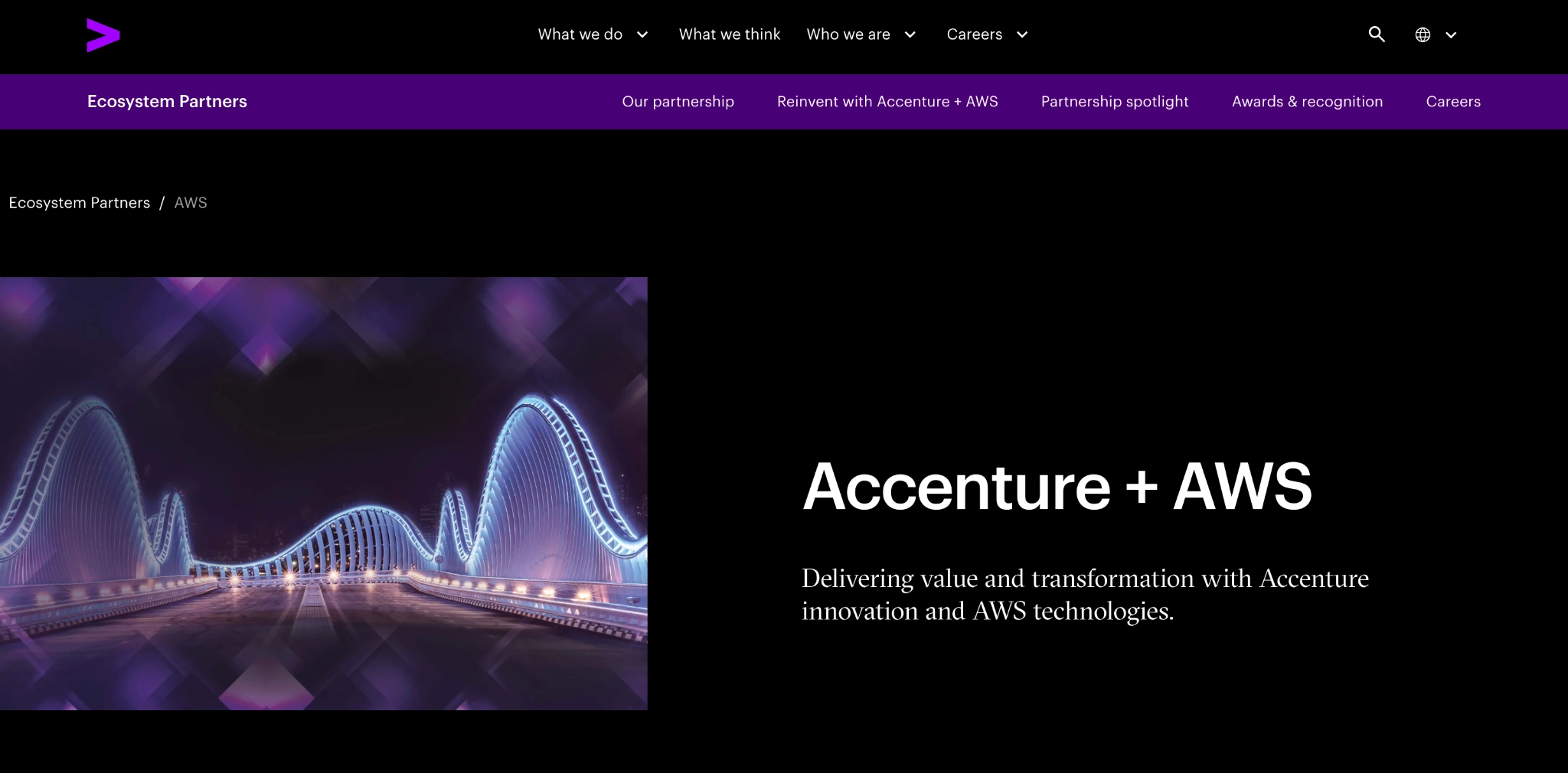 Accenture: Best for large-scale AWS transformation + operations