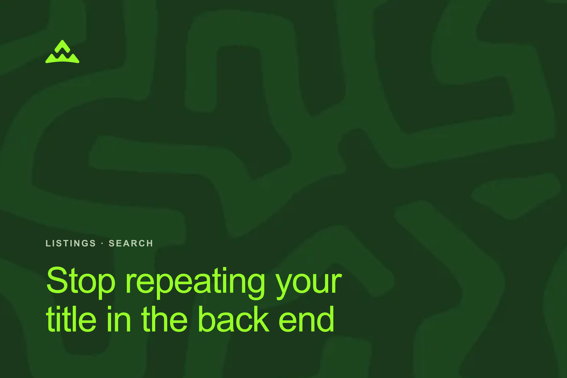 Amazon Backend Keywords: Stop Repeating What's Already on Your Listing