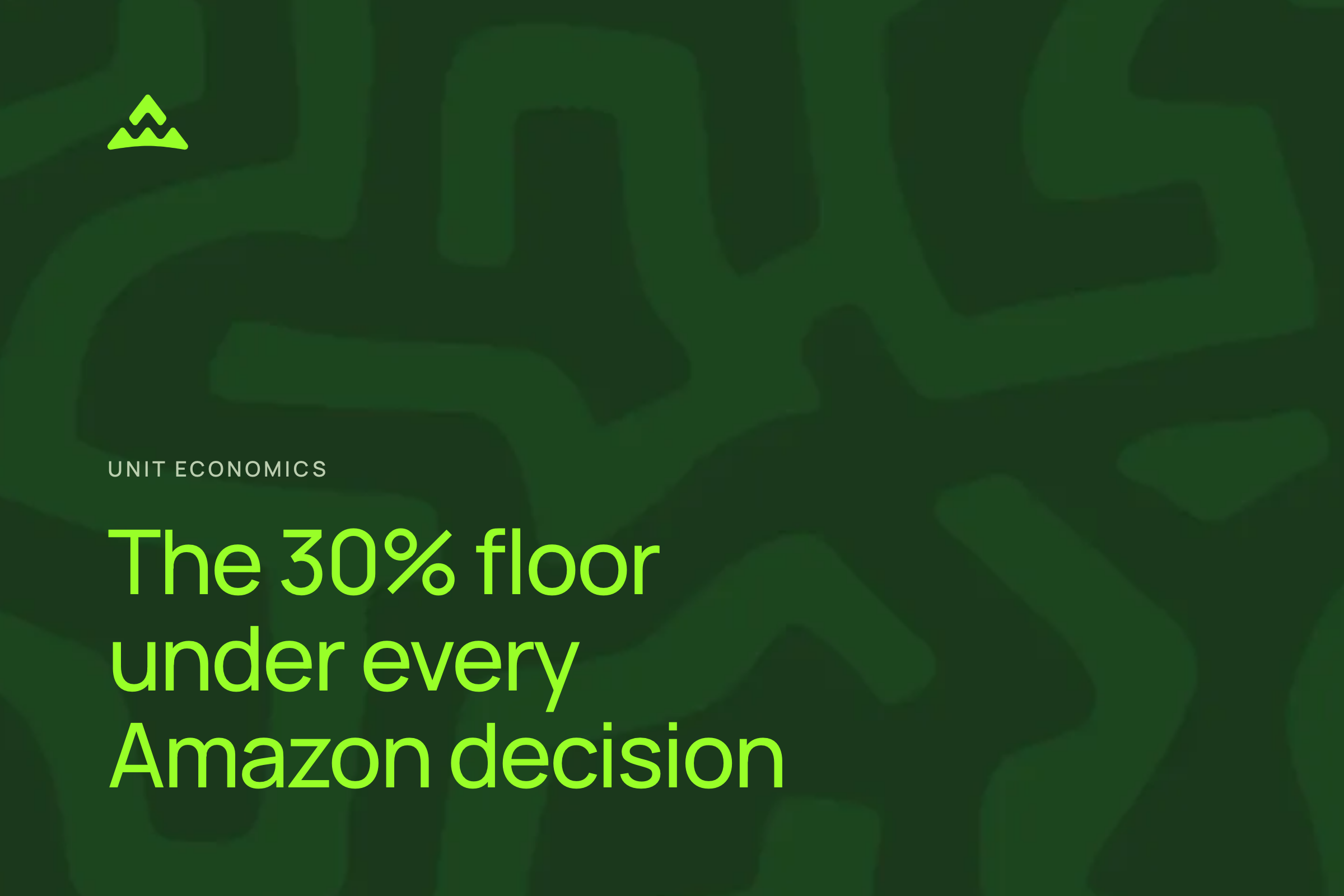 What Amazon Profit Margin Should You Actually Have? The 30% Floor