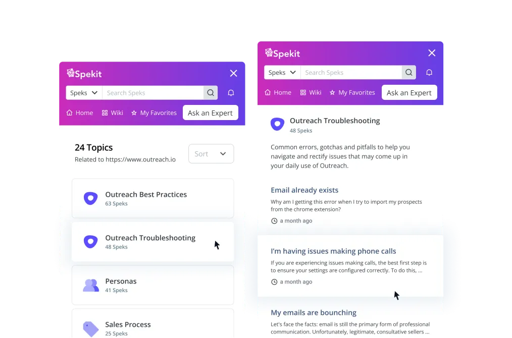 Viewer - Spekit - Browsing Topics in the Chrome Extension