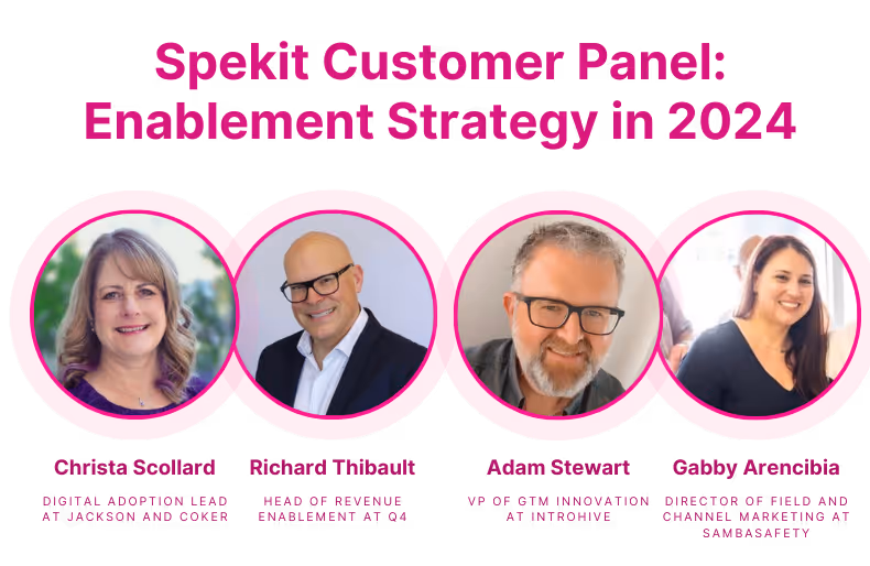 Spekit customer panel speakers