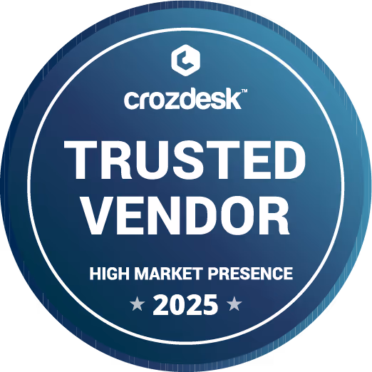 Crozdesk 2024 - Trusted Vendor Badge