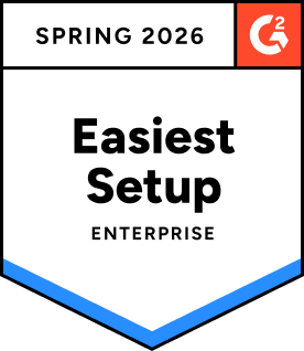 G2 Badge for Spring 2025 - Easiest to Use