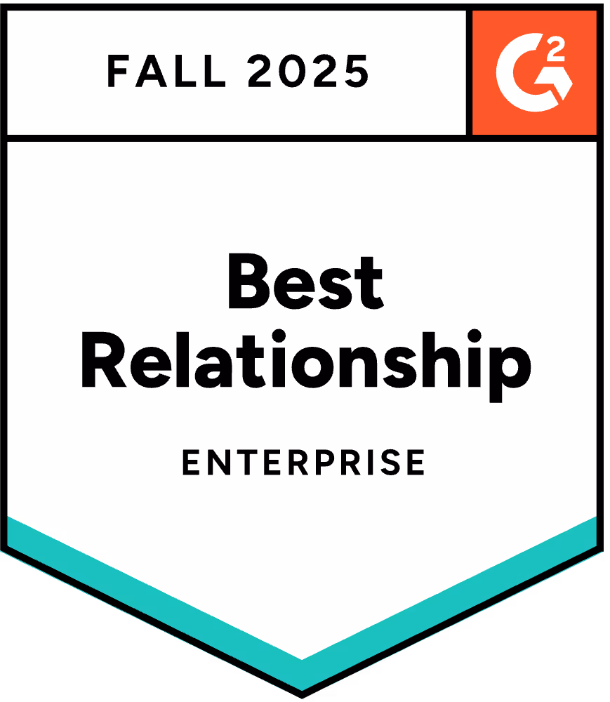 G2 Badge for Summer 2025 - Best Relationship