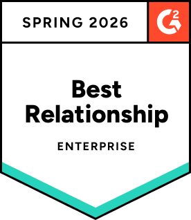 G2 Badge for Summer 2025 - Best Relationship