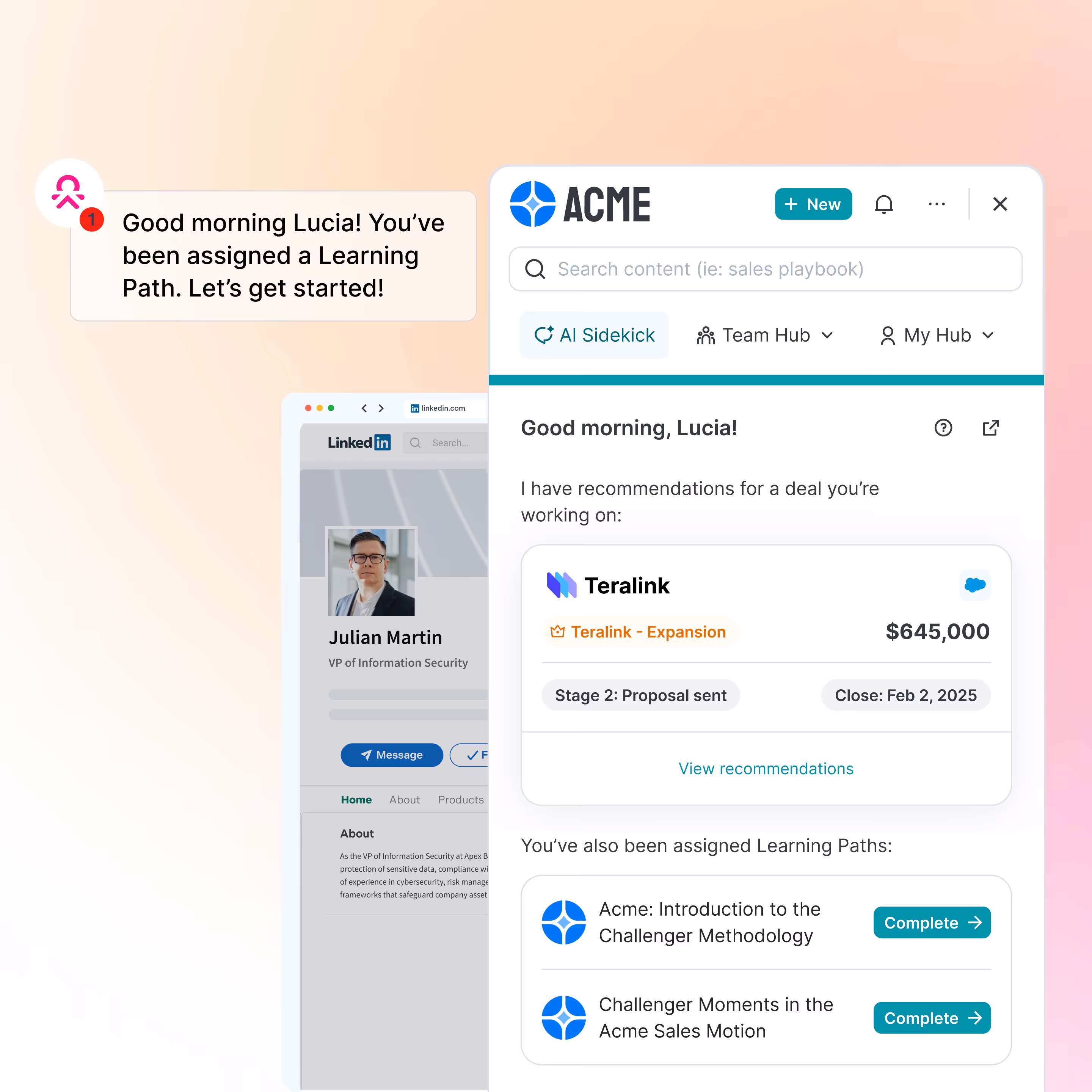 Spekit's LinkedIn Learning Paths
