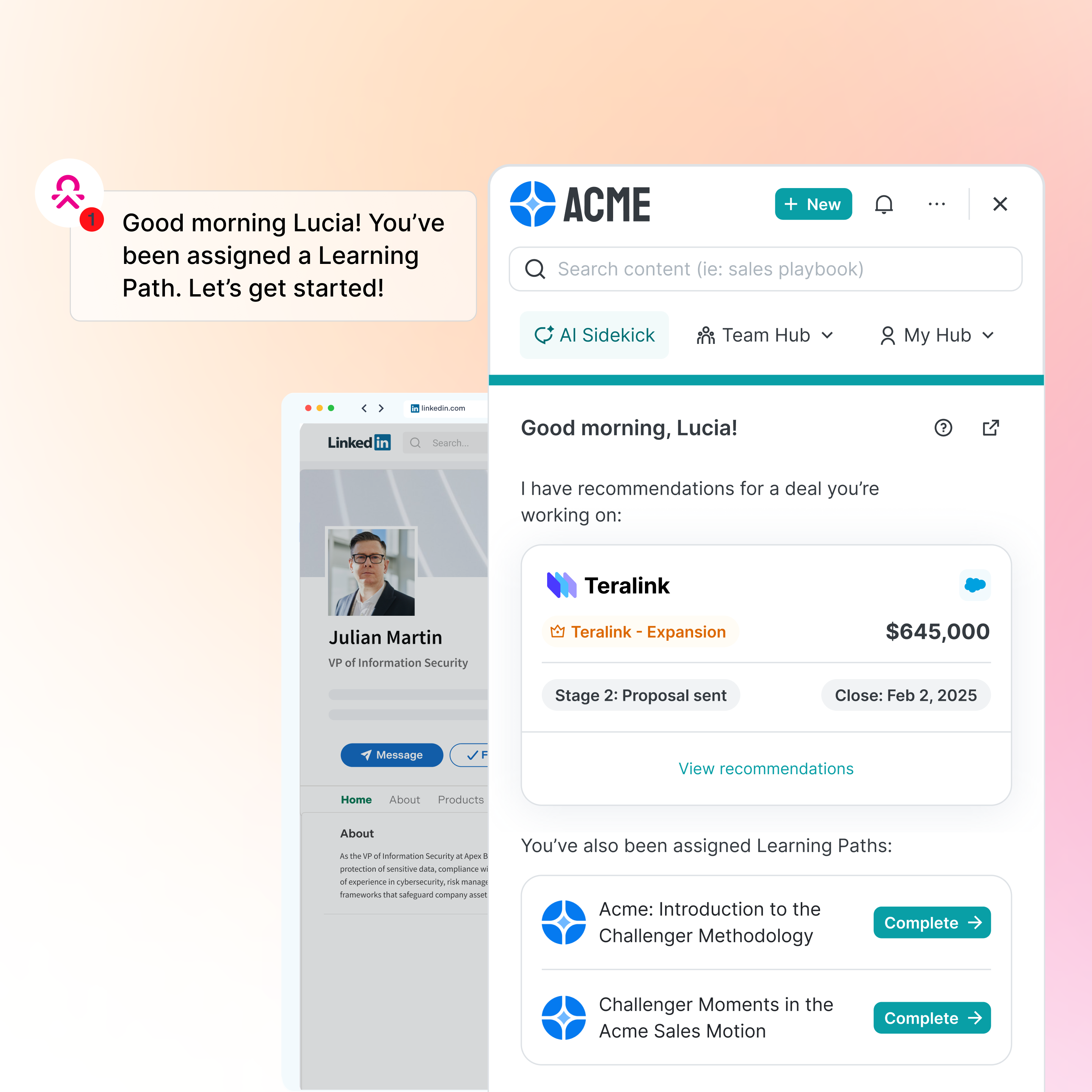 Spekit's LinkedIn Learning Paths