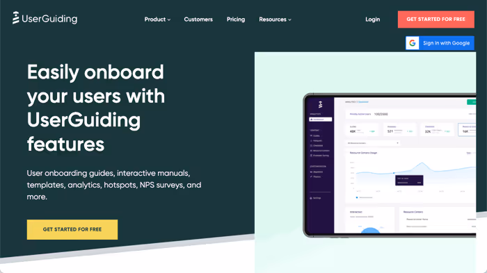 UserGuiding platform image 