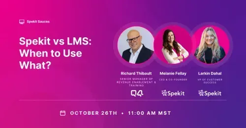 Spekit vs LMS - when to use what?