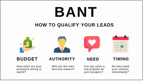 Qualify leads with BANT
