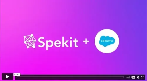 Spekit: The #1 Trusted Solution for Salesforce Adoption Video Thumbnail