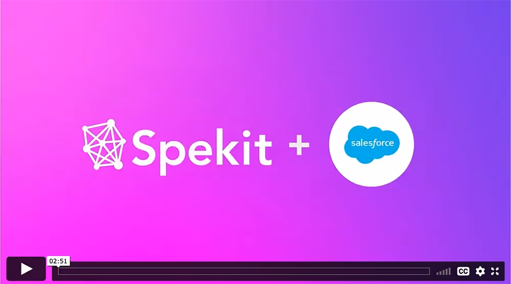 Spekit: The #1 Trusted Solution for Salesforce Adoption Video Thumbnail