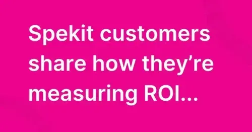 Spekit customers share how they're measuring ROI