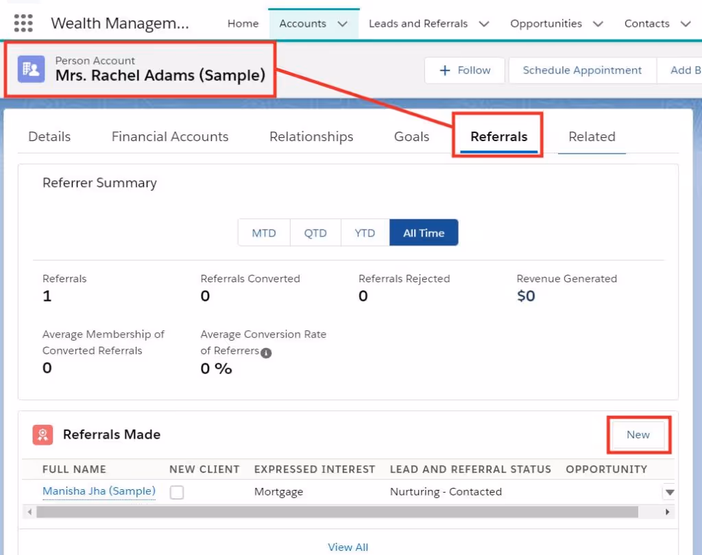 Opportunities in Financial ServiceCloud