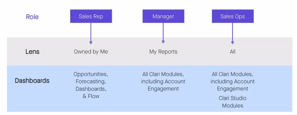 Clari Salesforce Roles