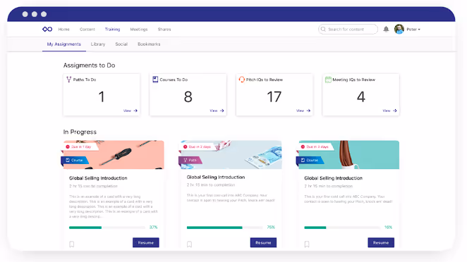 showpad highspot competitor platform