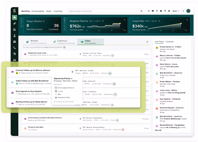 salesloft highspot alternative platform