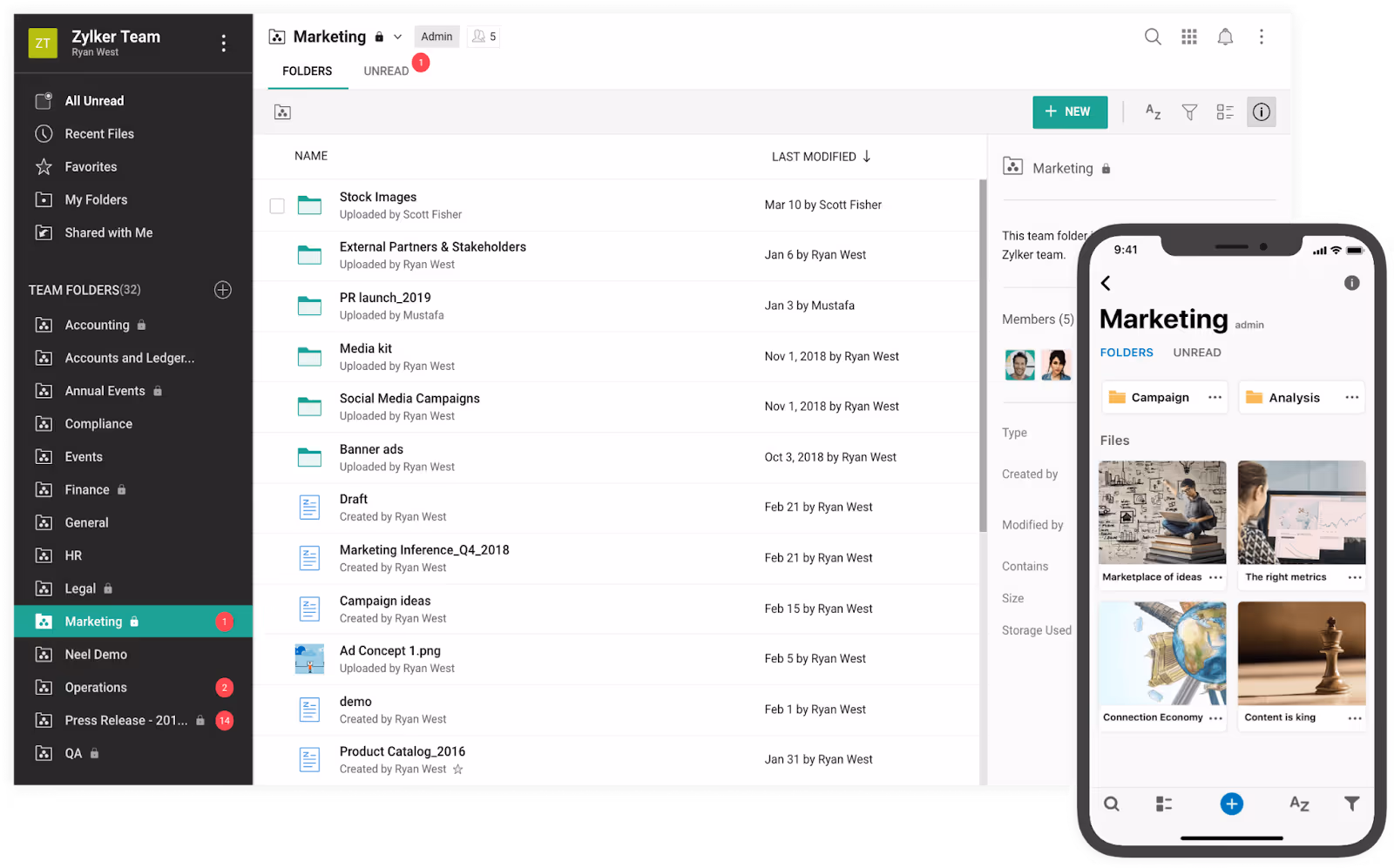 zoho workdrive