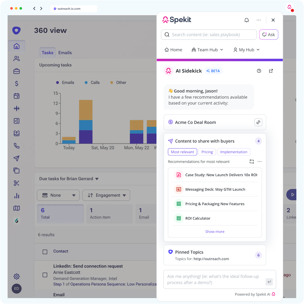 Spekit AI Content Recommendations