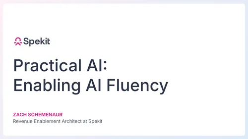 Practical AI: Enabling AI Fluency