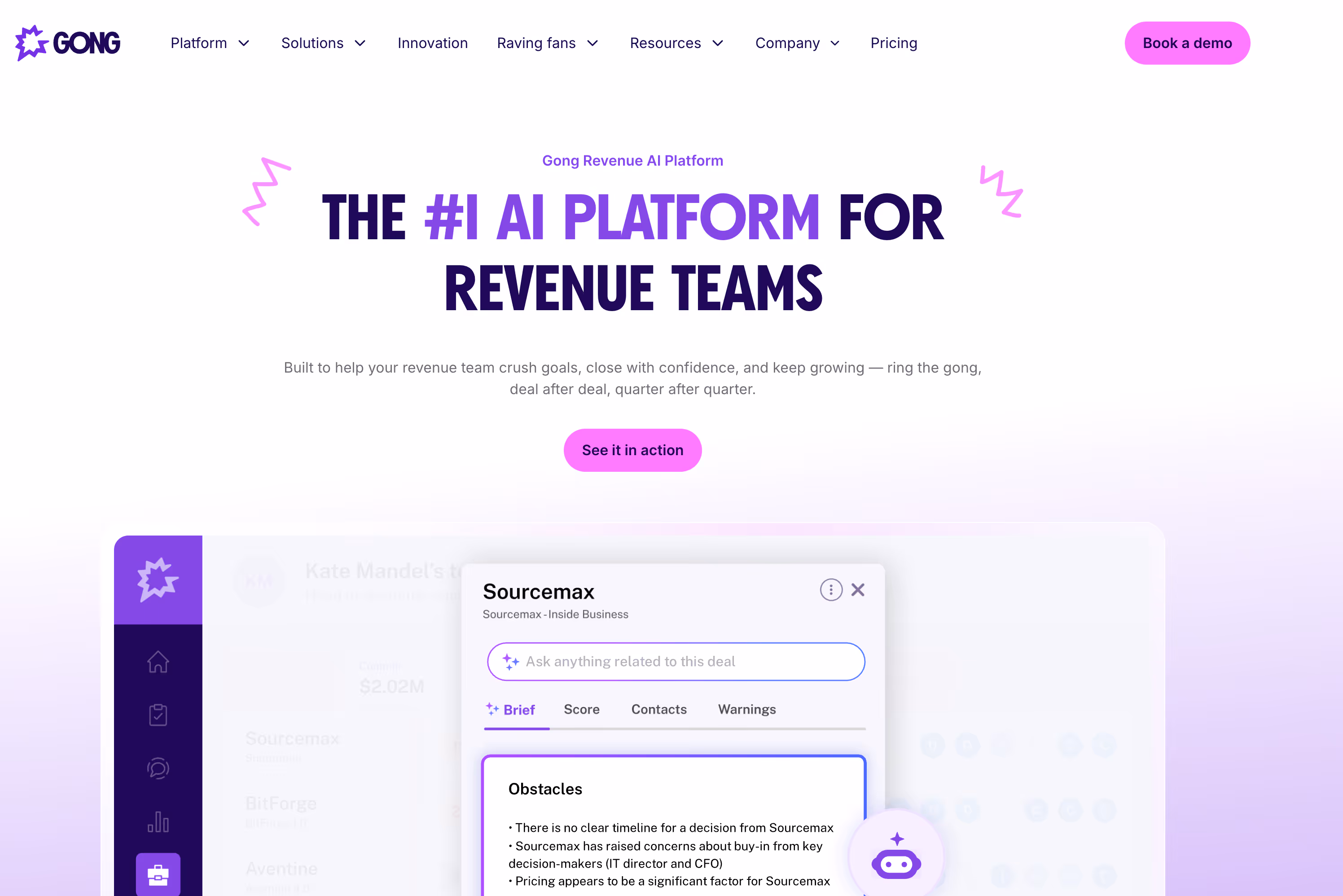 Gong AI Revenue Platform