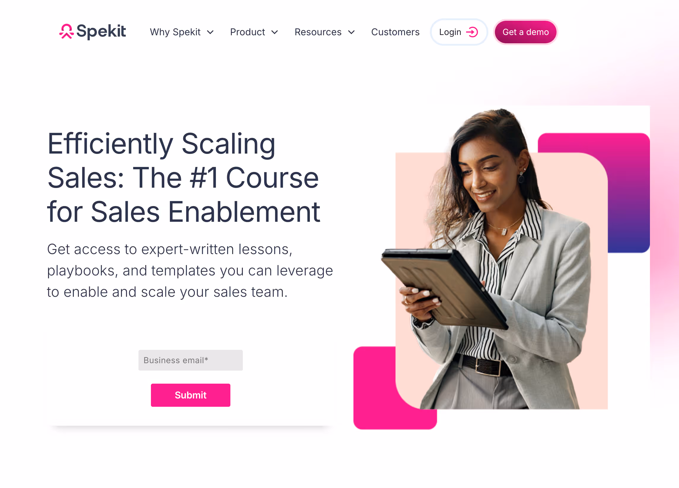 Spekit Scaling Sales Course