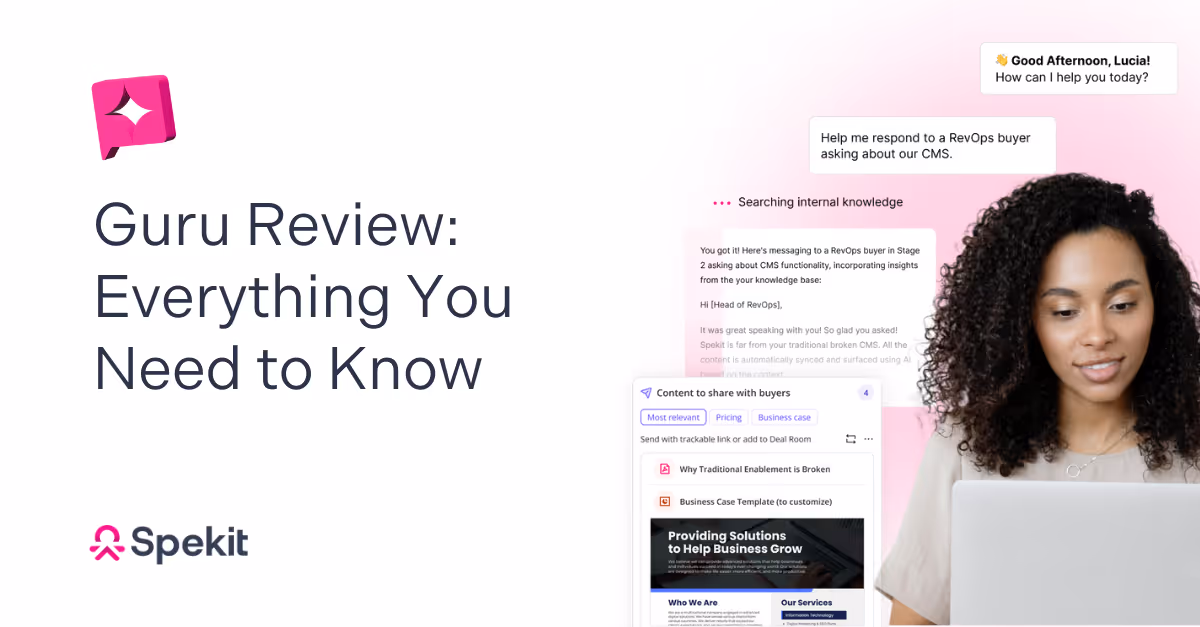 Guru vs. Spekit: 2025 Definitive Review