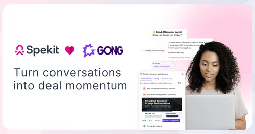 Spekit and Gong