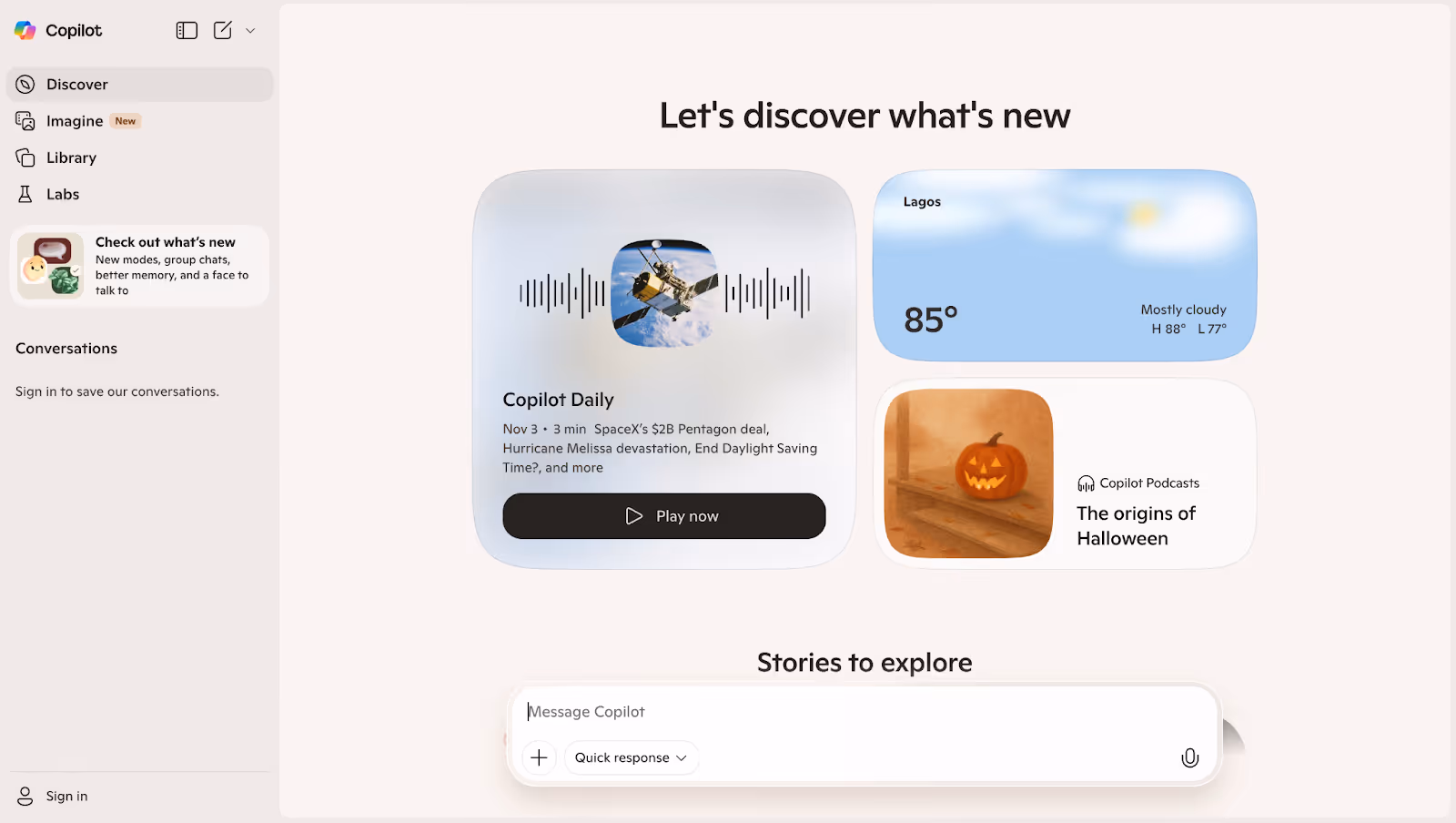 Microsoft Copilot Real-time knowledge and insights within Microsoft 365