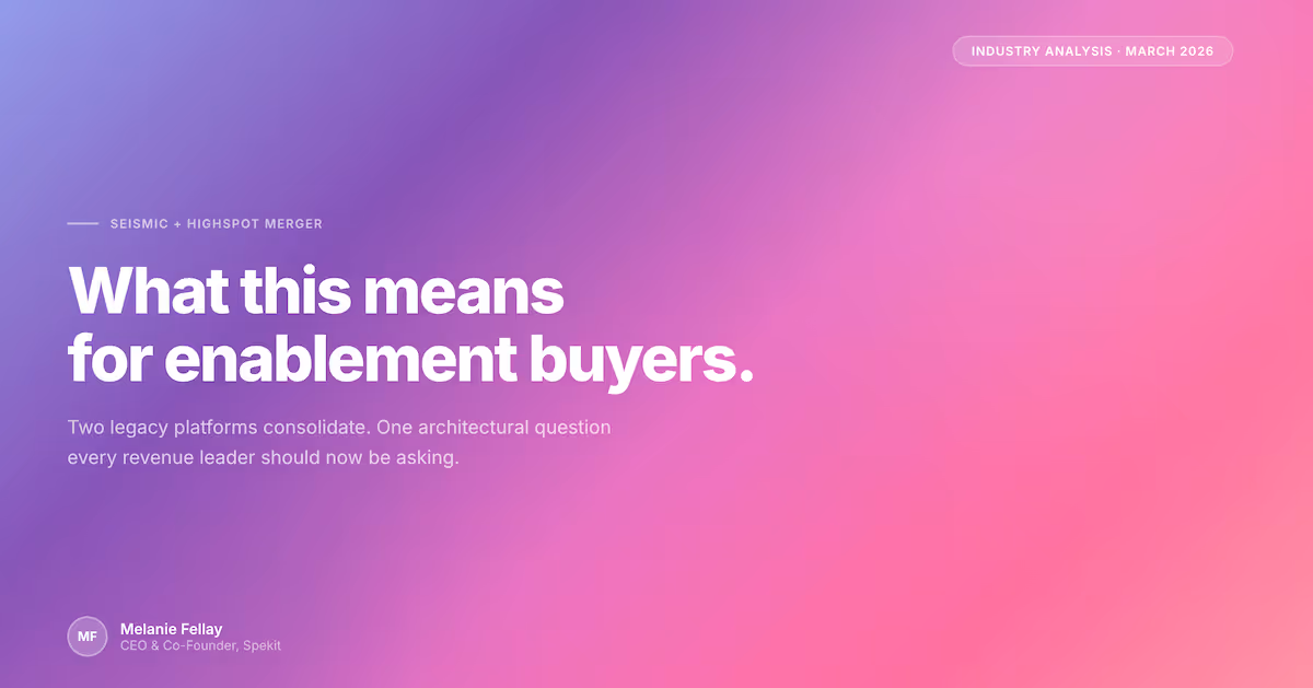 Seismic Highspot merger