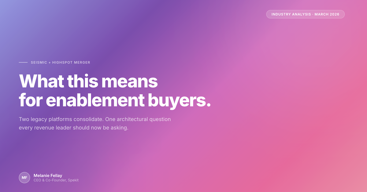 Seismic Highspot merger