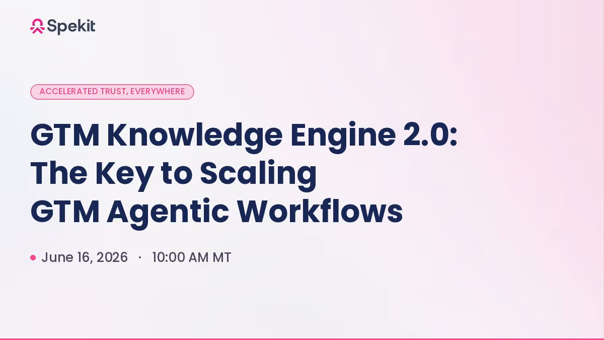 Webinar: GTM Knowledge Engine 2.0: The Key to Scaling GTM Agentic Workflows